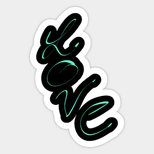 L O V E Sticker